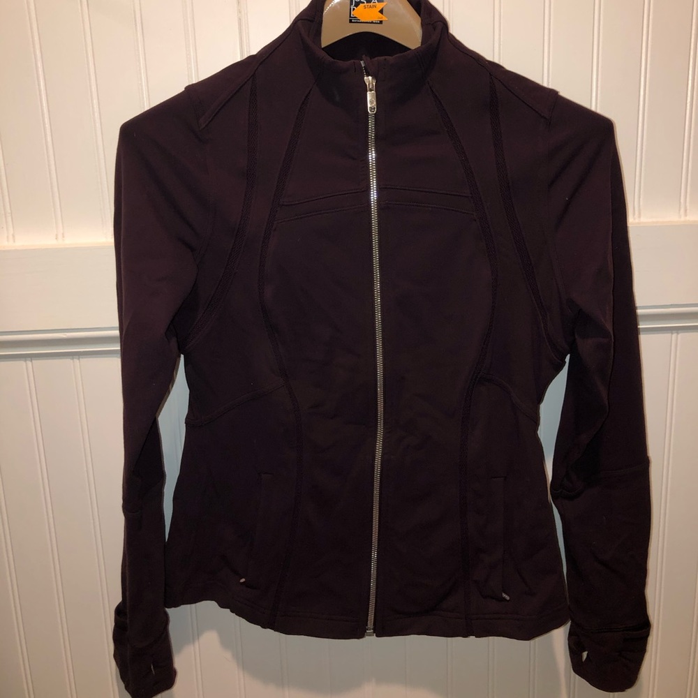 Dark Purple Lulu Lemon Zip Up 10
